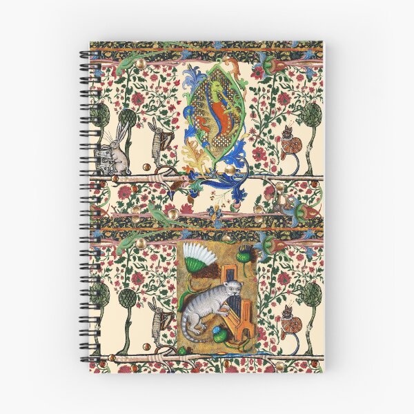 Item preview, WEIRD MEDIEVAL BESTIARY MAKING MUSIC Flutist Dragon,Organist Cat and Hares ,Collage by Bulgan Lumini designed and sold by BulganLumini.