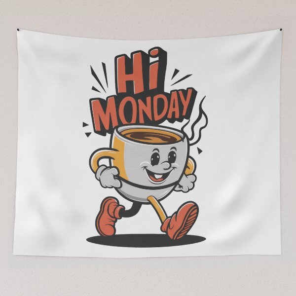 Item preview, Monday Coffee Vibes designed and sold by RvinJo8.