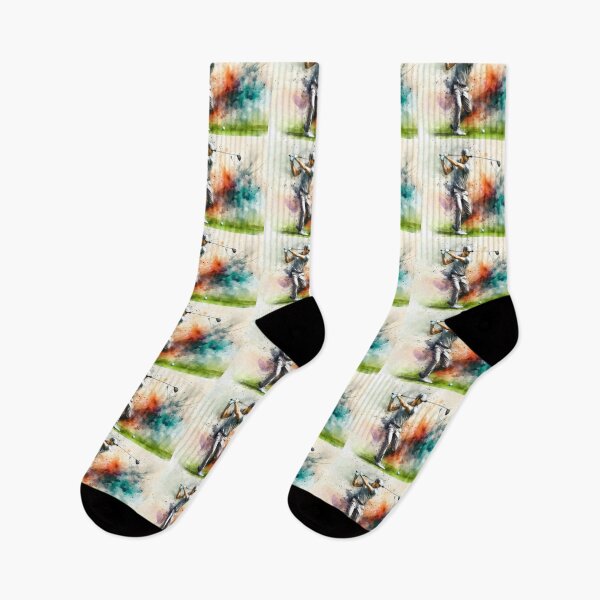 Item preview,  Watercolor golf player designed and sold by paulrommer.