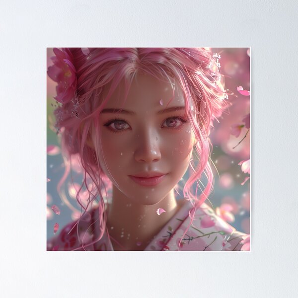 Item preview, Spring Maiden Amidst Cherry Blossoms designed and sold by palmyst.