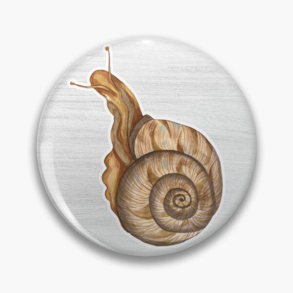 Item preview, Snail Watercolor Drawing designed and sold by LivingColorful.