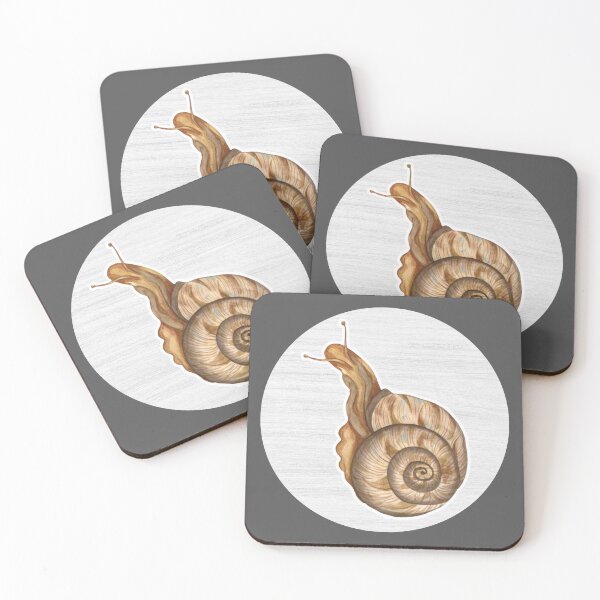 Item preview, Snail Watercolor Drawing designed and sold by LivingColorful.