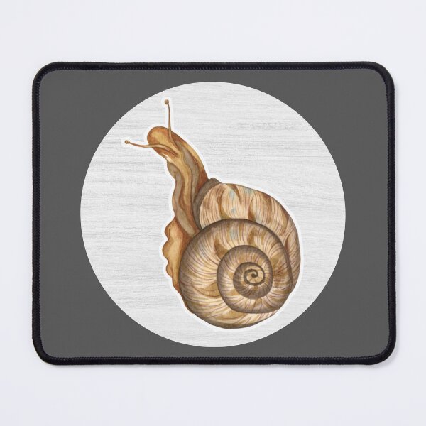 Item preview, Snail Watercolor Drawing designed and sold by LivingColorful.