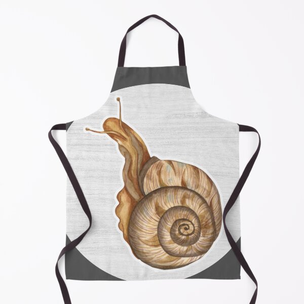 Item preview, Snail Watercolor Drawing designed and sold by LivingColorful.