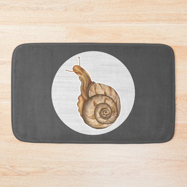 Item preview, Snail Watercolor Drawing designed and sold by LivingColorful.