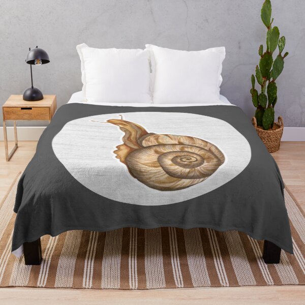 Item preview, Snail Watercolor Drawing designed and sold by LivingColorful.