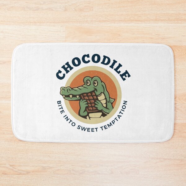 Item preview, Cute Vintage Chocolate Lover Crocodile “Chocodile” designed and sold by DreamCraze.