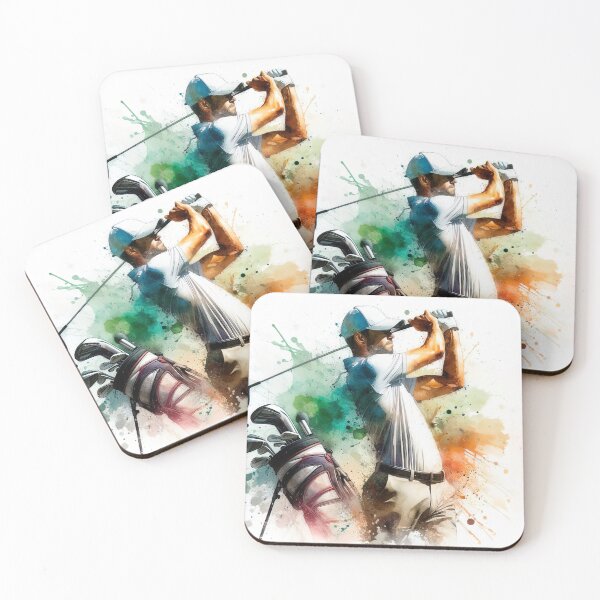 Item preview,  Watercolor golf player designed and sold by paulrommer.