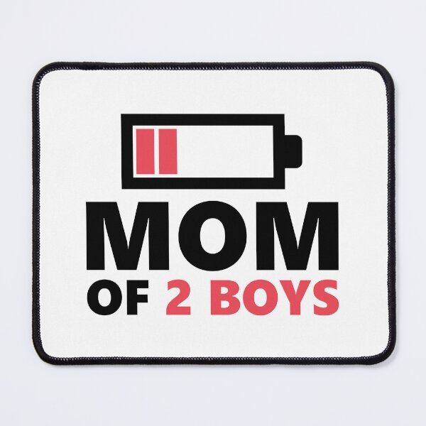 Item preview, Mom of 2 Boys from Son Mothers Day Birthday designed and sold by Slassyat.