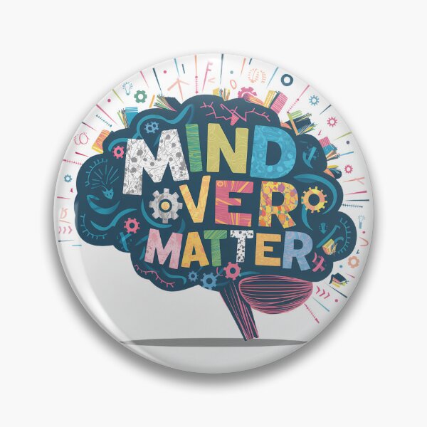 Item preview, Colorful Mind Over Matter Concept	 designed and sold by TrendyGraphTees.