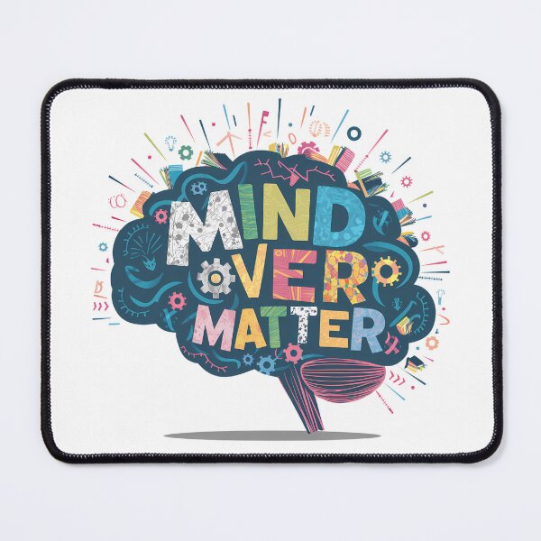 Item preview, Colorful Mind Over Matter Concept	 designed and sold by TrendyGraphTees.
