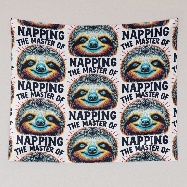 Item preview, The Orange-tinted Master of Napping: A Chill Blue Bliss designed and sold by SplashTastic.