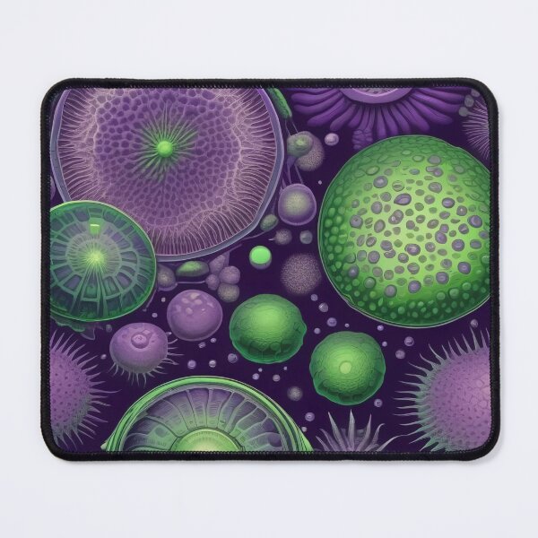 Item preview, Microscopic Bioluminescent Cell Biology Pattern designed and sold by DreamCraze.