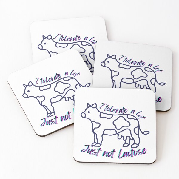 Item preview, I Tolerate A lot Just Not Lactose, Sarcastic, Meme T-shirt designed and sold by Alicja Wieczorek.