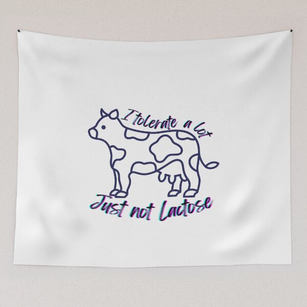 Item preview, I Tolerate A lot Just Not Lactose, Sarcastic, Meme T-shirt designed and sold by Alicja Wieczorek.