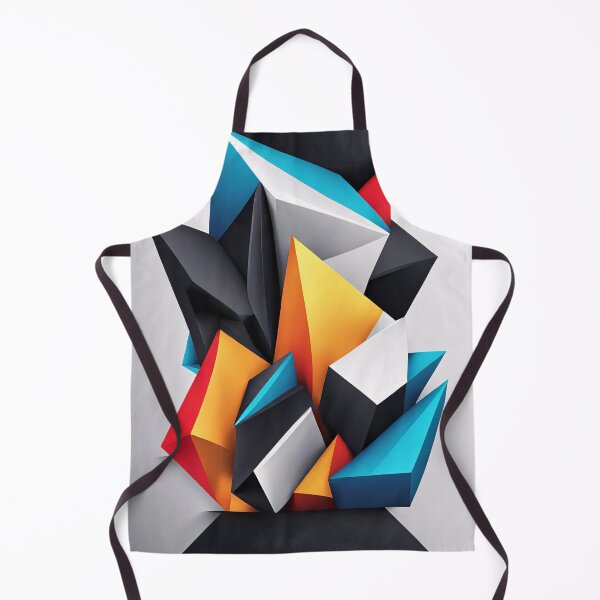 Item preview, Abstract Design Shape Art Black Blue Orange White designed and sold by Salimgor Hangaround Music.