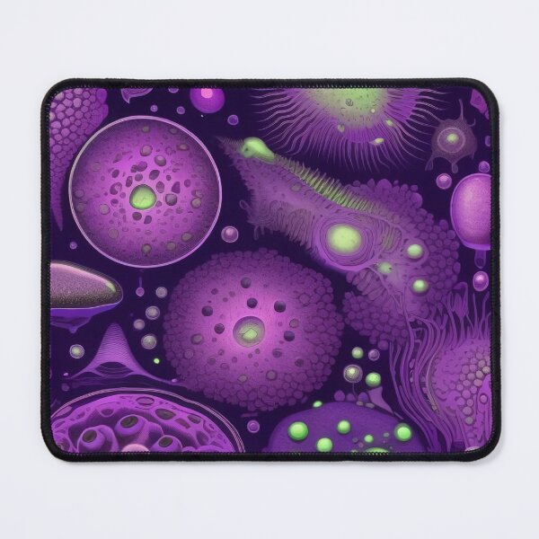 Item preview, Bioluminescent Microscopic Microbiology Pattern designed and sold by DreamCraze.