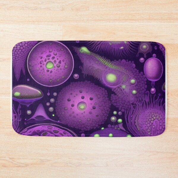 Item preview, Bioluminescent Microscopic Microbiology Pattern designed and sold by DreamCraze.