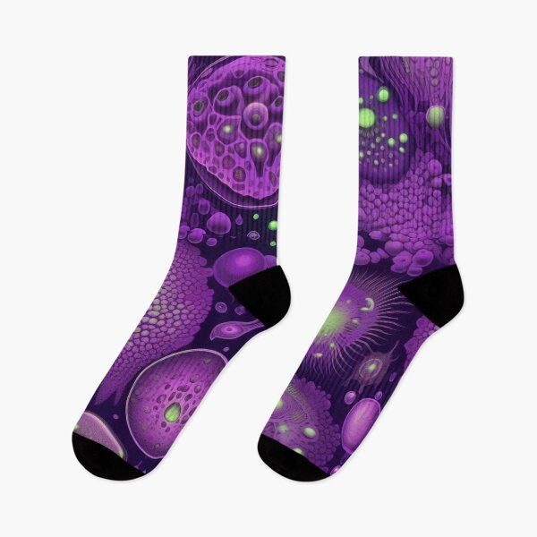 Item preview, Bioluminescent Microscopic Microbiology Pattern designed and sold by DreamCraze.