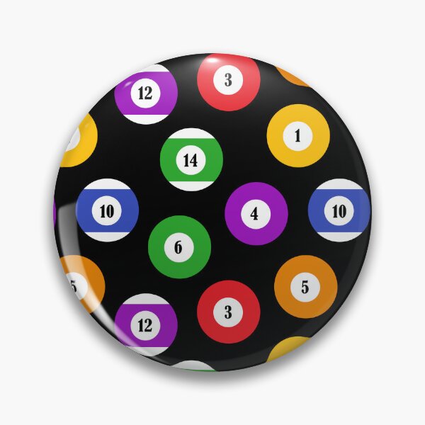 Item preview, Pool Balls Pattern designed and sold by CreativeTwins.