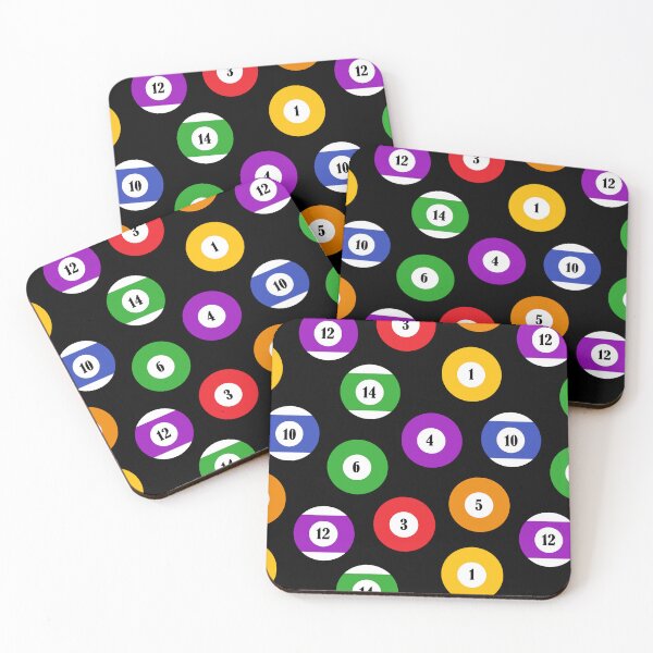 Item preview, Pool Balls Pattern designed and sold by CreativeTwins.