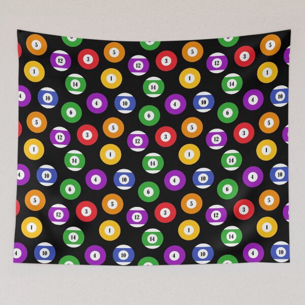 Item preview, Pool Balls Pattern designed and sold by CreativeTwins.