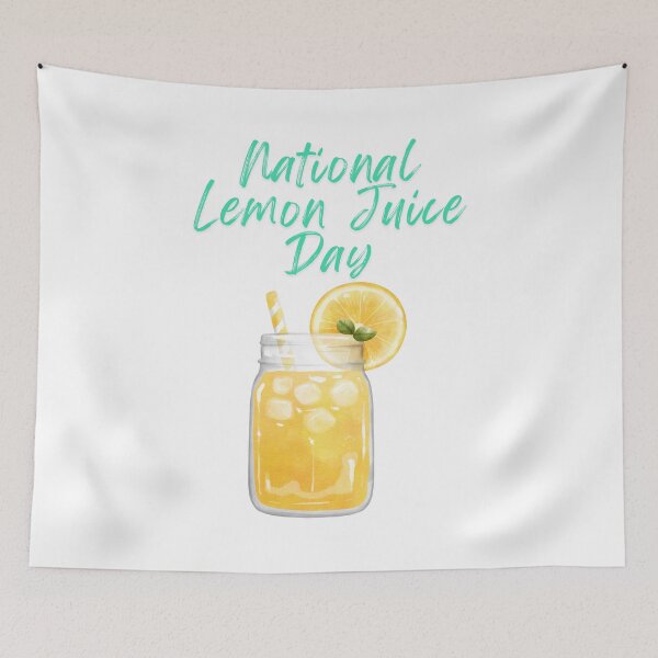 Item preview, National Lemon Juice Day designed and sold by Simo0455.