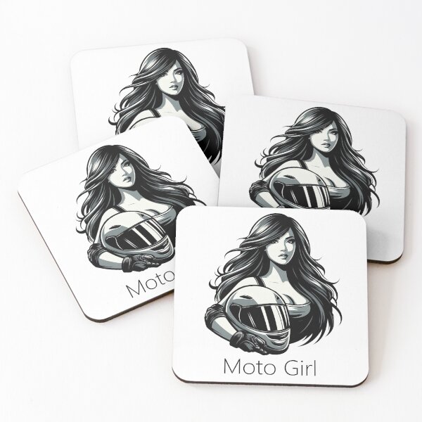 Item preview, Motorcycle Girl, Woman on the motorcycle, Moto passion designed and sold by Cr320.