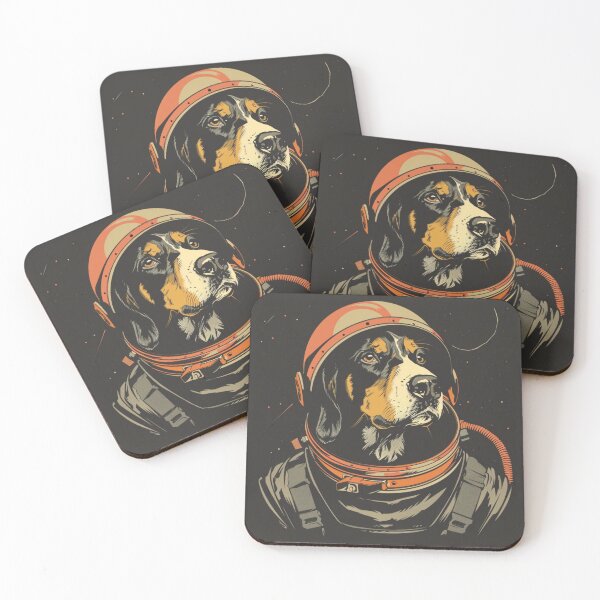 Item preview, Astronaut Dog T-Shirt designed and sold by NicolasGlowArt.