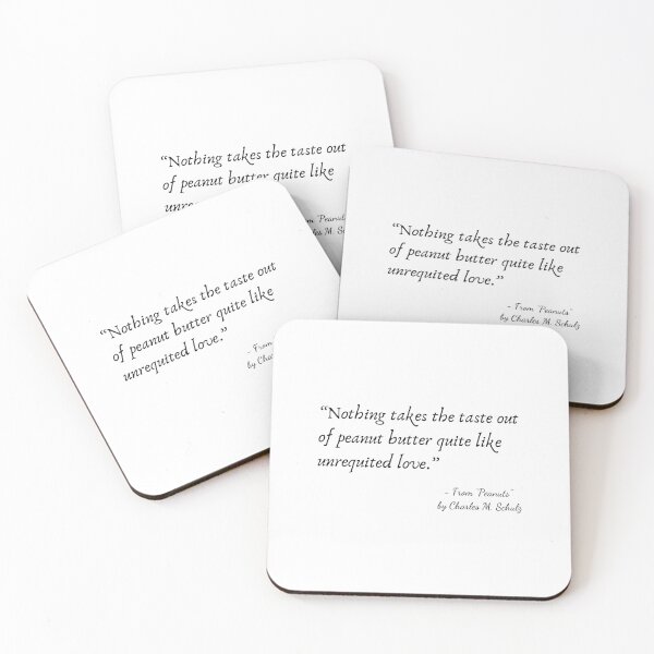 Item preview, A Quote about Love from "Peanuts” by Charles M. Schulz designed and sold by Poemit.