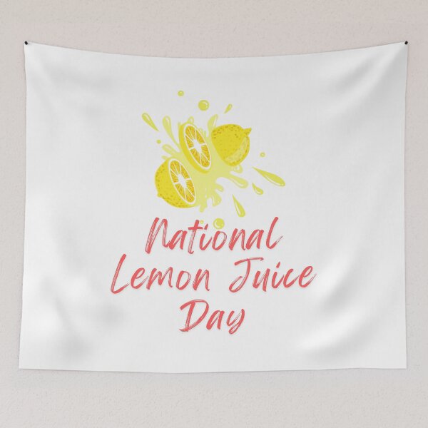 Item preview, National Lemon Juice Day designed and sold by Simo0455.
