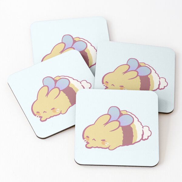 Item preview, Cute bee bunny  designed and sold by Artofmayara.