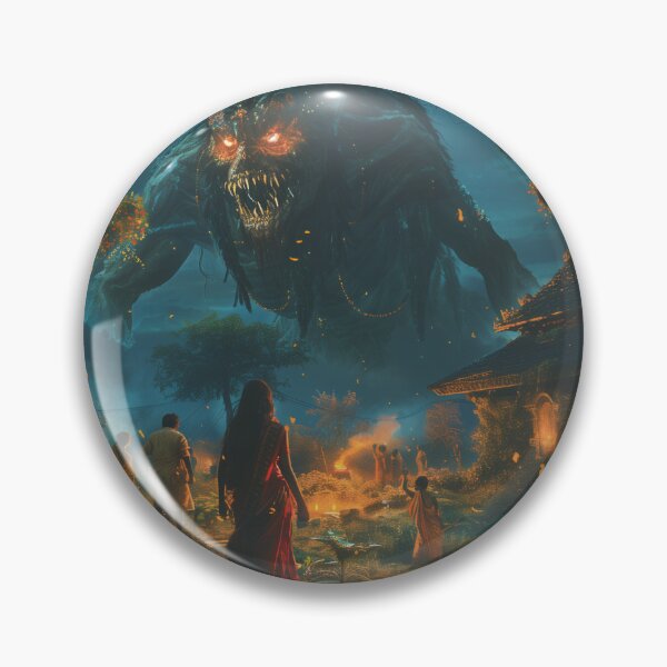 Item preview, Monster Attack at Village Festival designed and sold by palmyst.