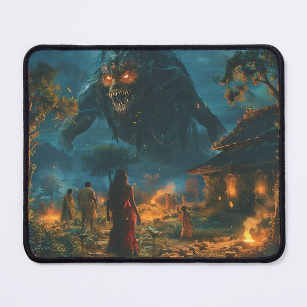 Item preview, Monster Attack at Village Festival designed and sold by palmyst.