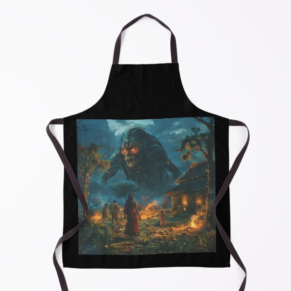Item preview, Monster Attack at Village Festival designed and sold by palmyst.