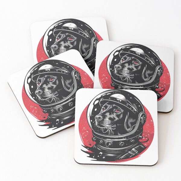 Item preview, Astro Space Dog T-Shirt designed and sold by NicolasGlowArt.