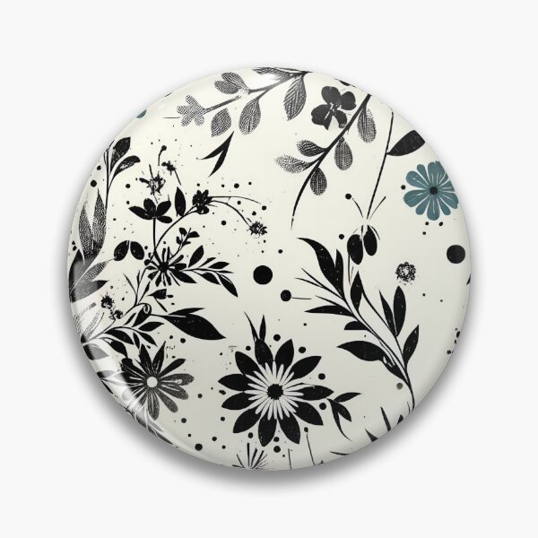Item preview, Black and White Floral Pattern  designed and sold by GraphicsClub.