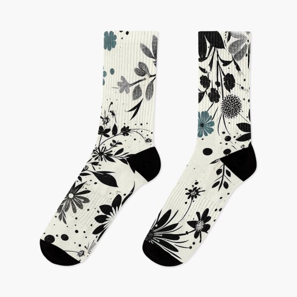 Item preview, Black and White Floral Pattern  designed and sold by GraphicsClub.