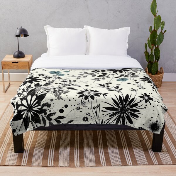 Item preview, Black and White Floral Pattern  designed and sold by GraphicsClub.