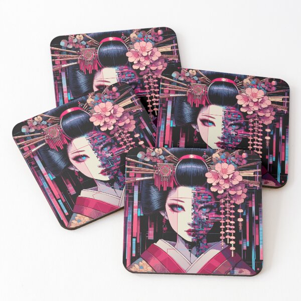 Item preview, Glitch Art Geisha Girl #02 designed and sold by Fregoli 2D.
