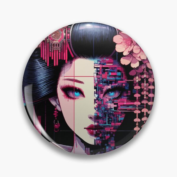 Item preview, Glitch Art Geisha Girl #02 designed and sold by Fregoli 2D.