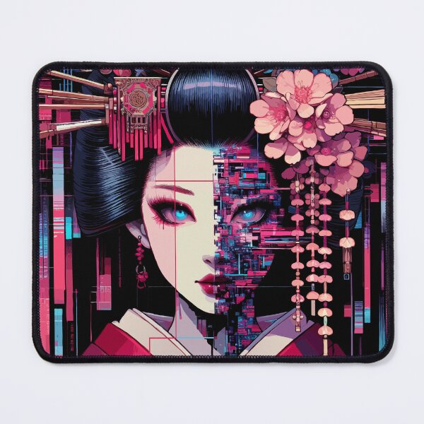 Item preview, Glitch Art Geisha Girl #02 designed and sold by Fregoli 2D.