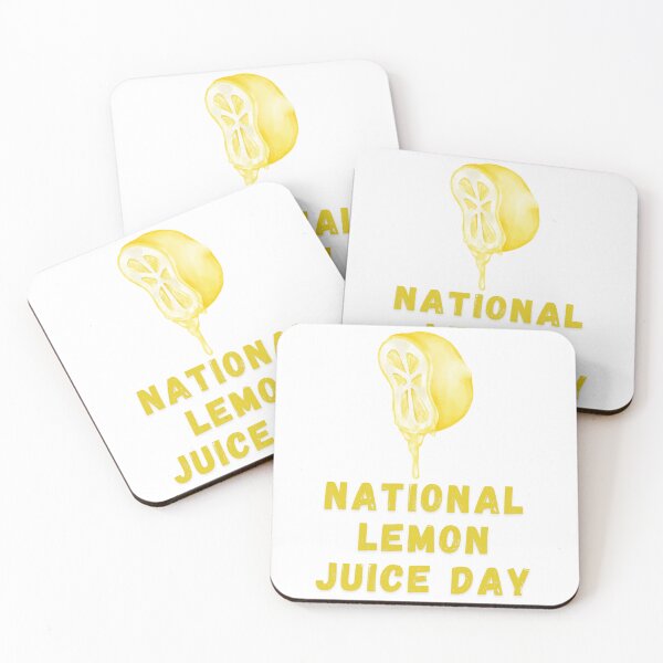 Item preview, National Lemon Juice Day designed and sold by Simo0455.