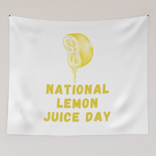 Item preview, National Lemon Juice Day designed and sold by Simo0455.