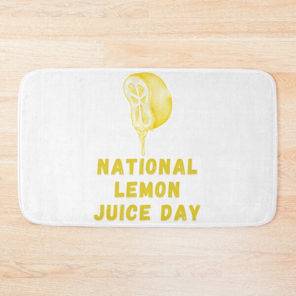 Item preview, National Lemon Juice Day designed and sold by Simo0455.
