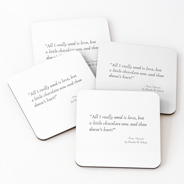 Item preview, A Quote about Love from "Peanuts” by Charles M. Schulz designed and sold by Poemit.