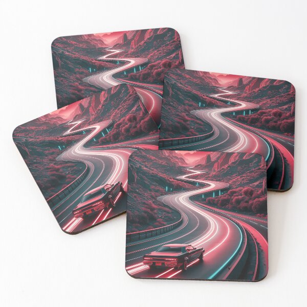 Item preview, Synthwave Retro Highway Sunset designed and sold by Hinata Lexy Lin.