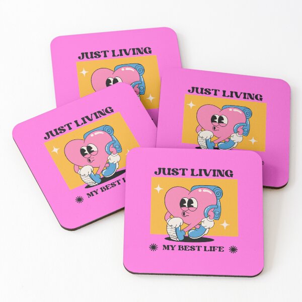 Item preview, Just living my best life designed and sold by Miki  Design.