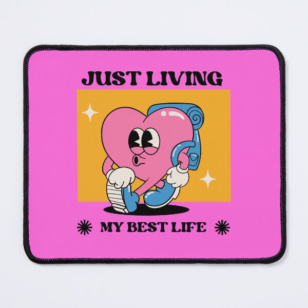 Item preview, Just living my best life designed and sold by Miki  Design.