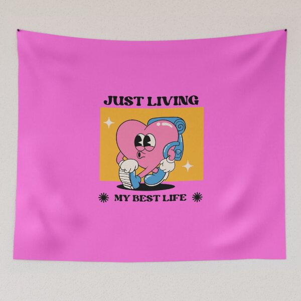 Item preview, Just living my best life designed and sold by Miki  Design.